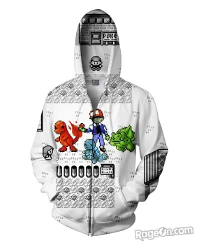 Ash and Friends Zip-Up Hoodie