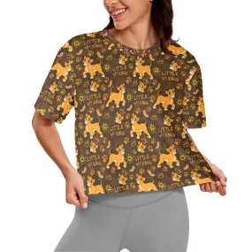 Disney Lion King Little King Women's Cropped T-shirt