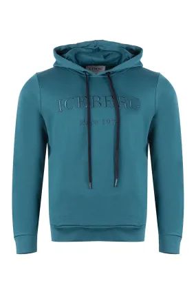 Embroidered Logo Pullover Hoodie (Sea Green) - I23E06063006670