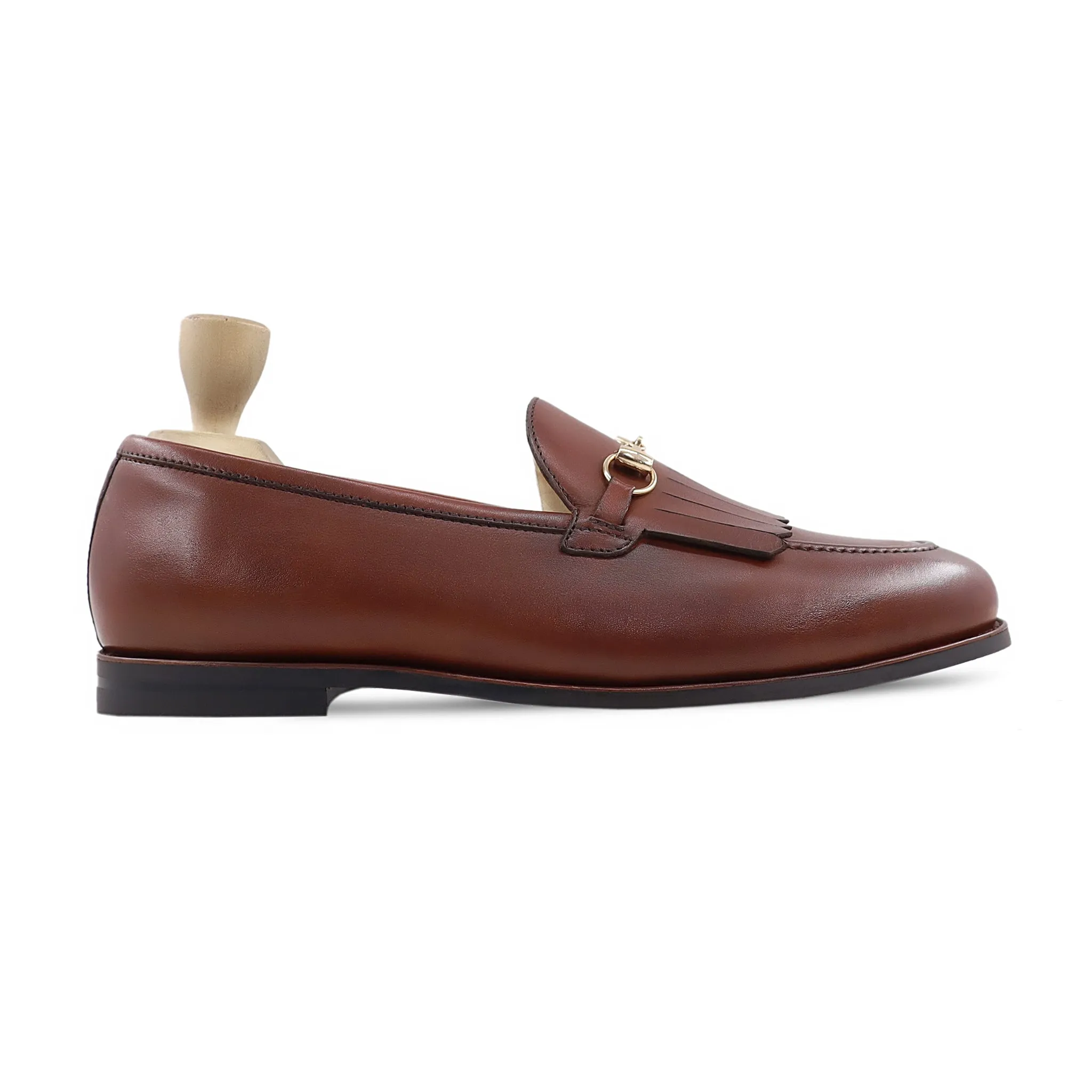 Ifeta - Men's Reddish Brown Calf Leather Loafer