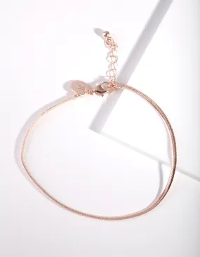 Rose Gold Anklet