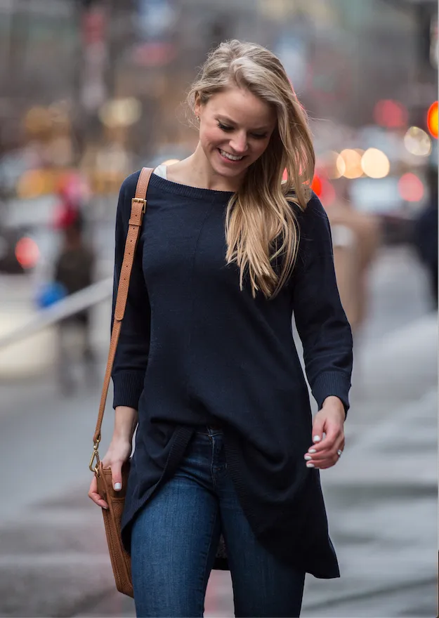 Soho Shirttail Sweater