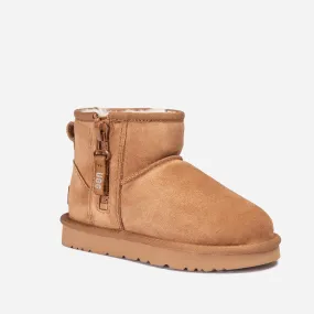 Ugg Kids Mini Zipper Tape Logo Boots